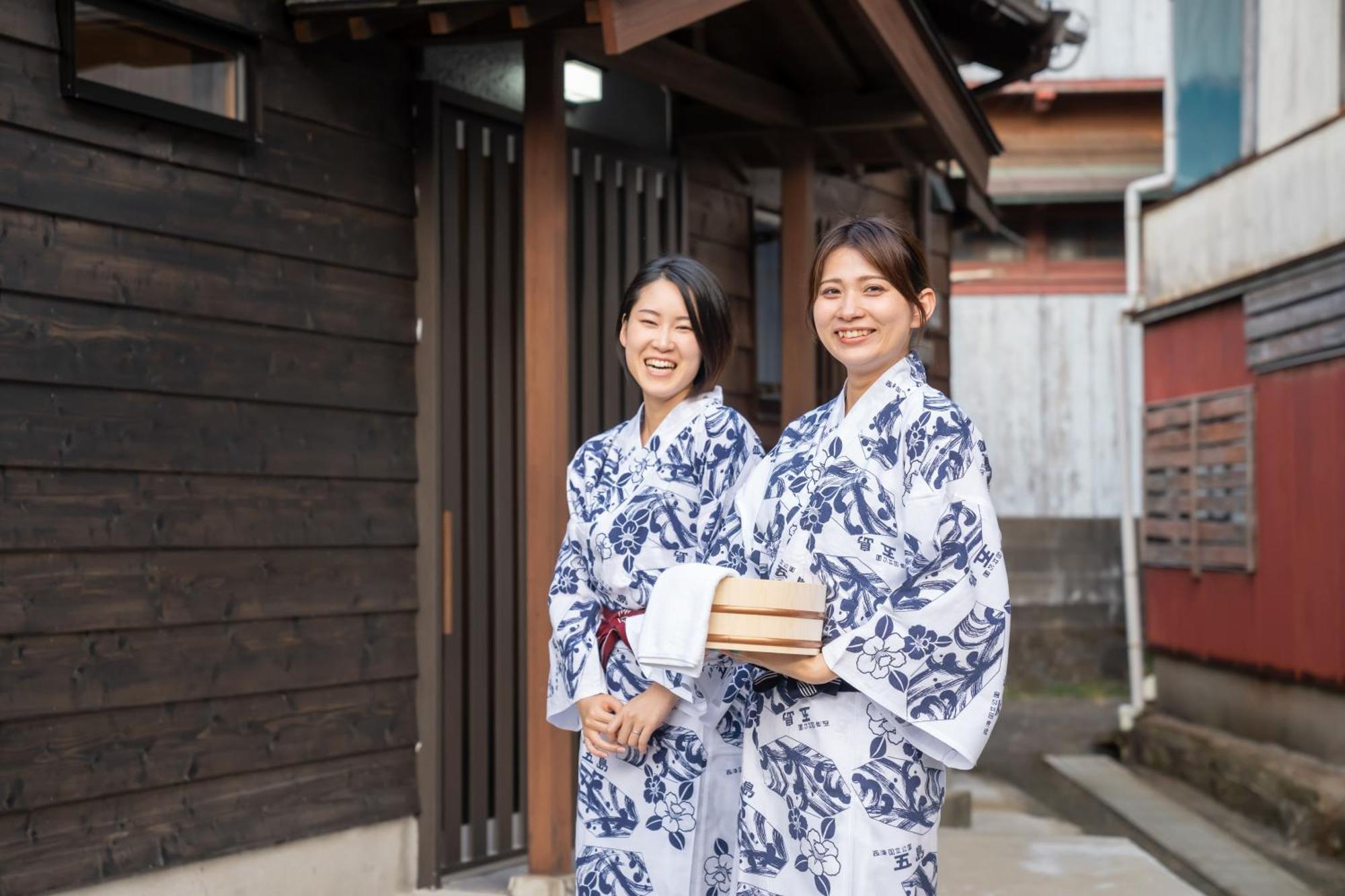 Villa Miyako 源泉かけ流し客室温泉ヴィラ みやこ別邸 Goto Eksteriør bilde